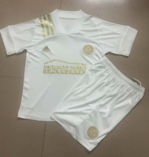 Kids Atlanta United Away Soccer Shirt With Shorts 2020/21